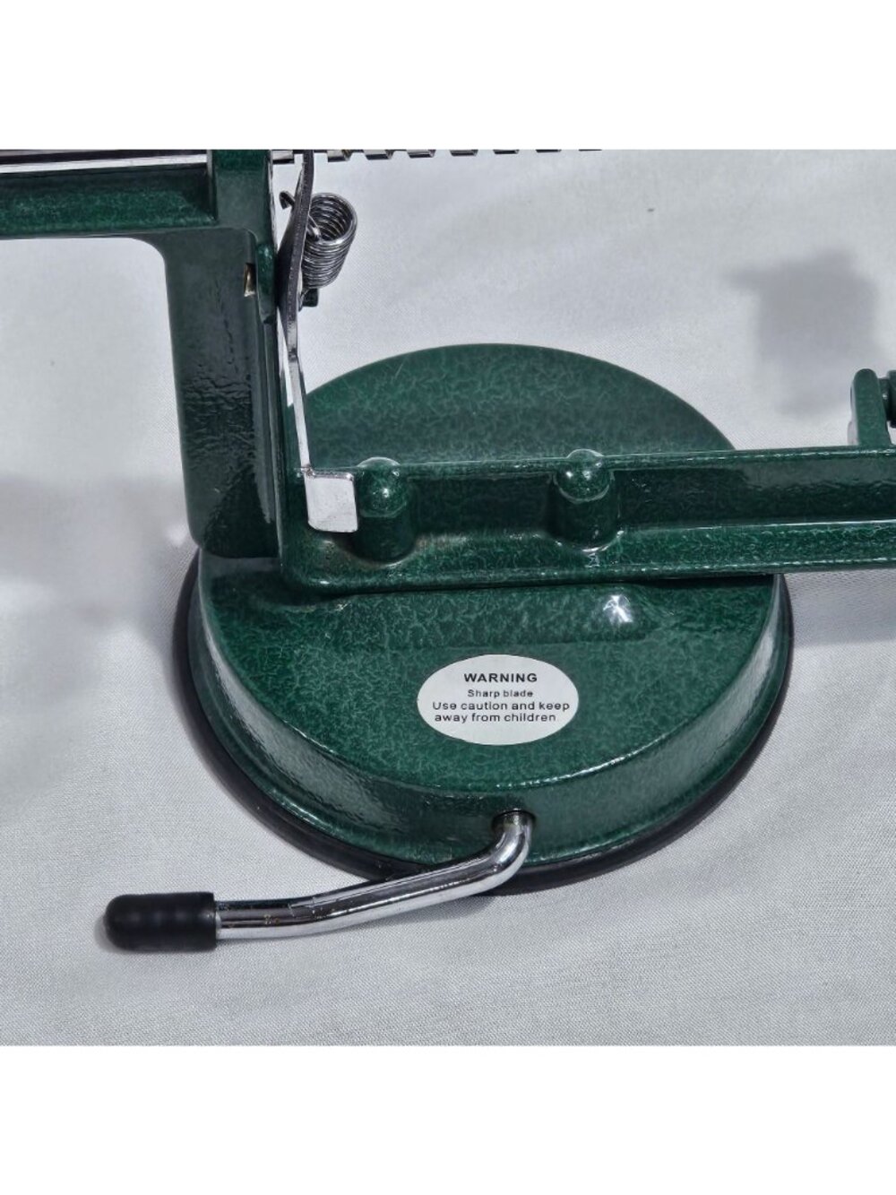 Heavy-Duty Manual Apple Peeler Corer Slicer With Suction Base & Wooden Handle - Picture 3 of 9